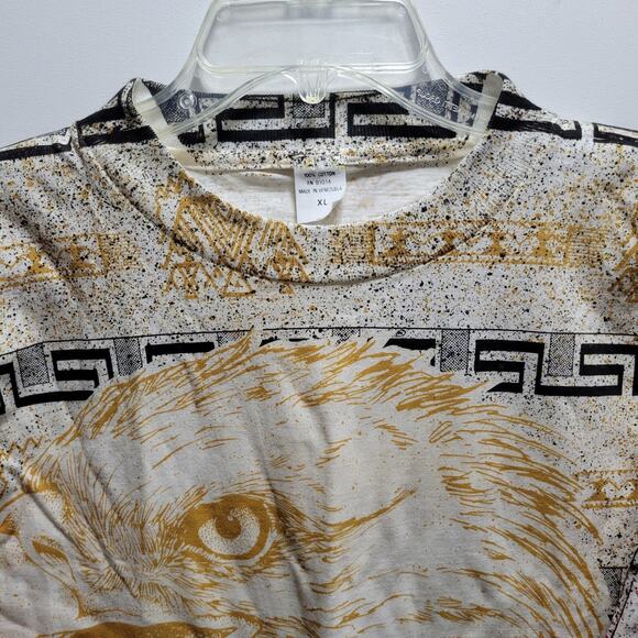 Vintage Native American Shirt Adult XL All Over Print Horse Indian Single Stitch - Picture 13 of 16